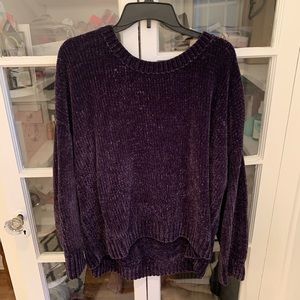 GAP Purple Chenille Sweater